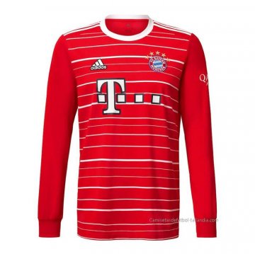1ª Camiseta Bayern Munich Manga Larga 2022-2023 1ª Camiseta Bayern Munich Manga Larga 2022-2023