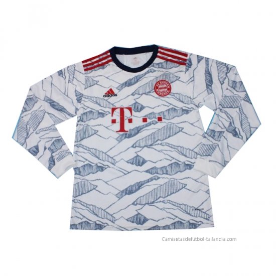 3ª Camiseta Bayern Munich Manga Larga 2021-2022 - Haga un click en la imagen para cerrar