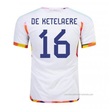 2ª Camiseta Belgica Jugador De Ketelaere 2022 2ª Camiseta Belgica Jugador De Ketelaere 2022