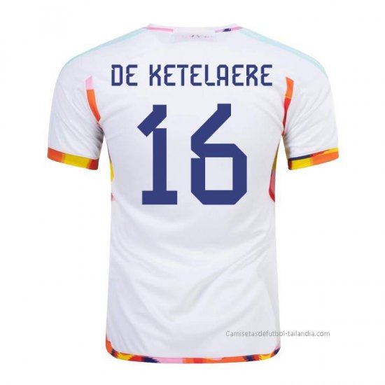 2ª Camiseta Belgica Jugador De Ketelaere 2022 - Haga un click en la imagen para cerrar