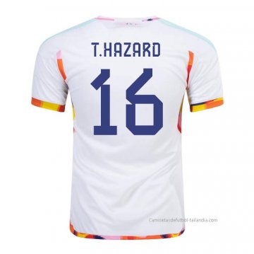 2ª Camiseta Belgica Jugador T.Hazard 2022 2ª Camiseta Belgica Jugador T.Hazard 2022