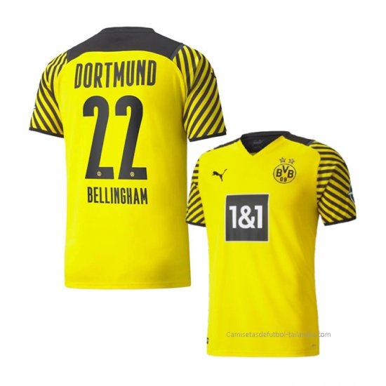1ª Camiseta Borussia Dortmund Jugador Bellingham 2021-2022 - Haga un click en la imagen para cerrar