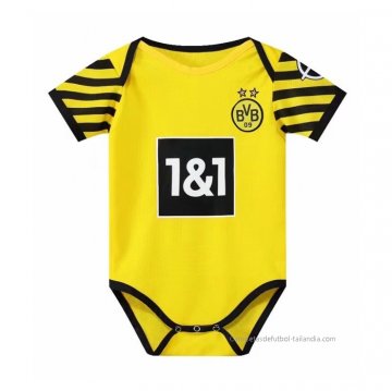 1ª Camiseta Borussia Dortmund Bebe 2021-2022 1ª Camiseta Borussia Dortmund Bebe 2021-2022
