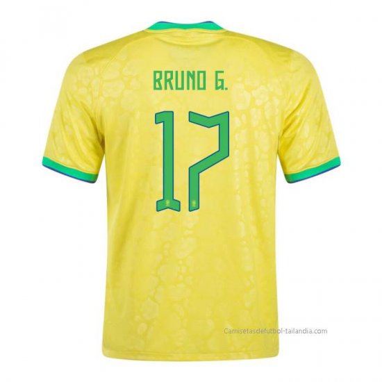 1ª Camiseta Brasil Jugador Bruno G. 2022 - Haga un click en la imagen para cerrar