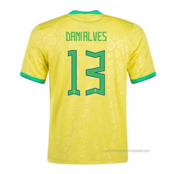 1ª Camiseta Brasil Jugador Dani Alves 2022 1ª Camiseta Brasil Jugador Dani Alves 2022