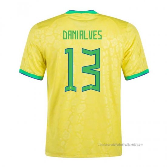 1ª Camiseta Brasil Jugador Dani Alves 2022 - Haga un click en la imagen para cerrar