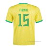 1ª Camiseta Brasil Jugador Fabinho 2022