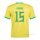1ª Camiseta Brasil Jugador Fabinho 2022