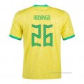 1ª Camiseta Brasil Jugador Rodrygo 2022