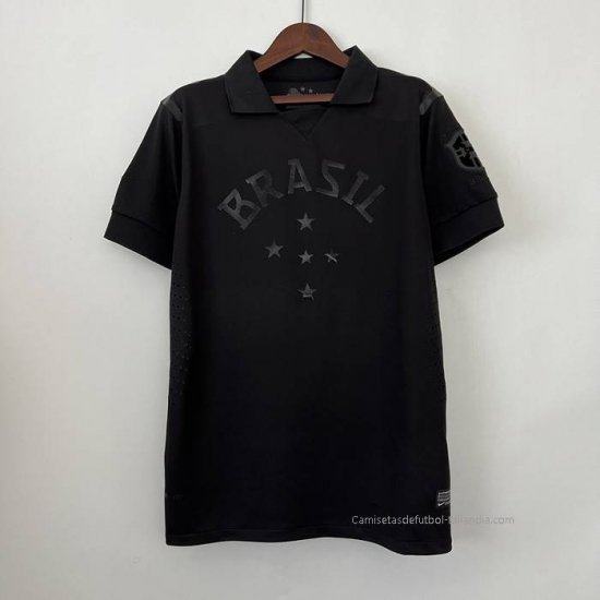 Camiseta Brasil Retro 2013-2014 Negro - Haga un click en la imagen para cerrar
