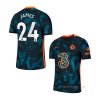 3ª Camiseta Chelsea Jugador James 2021-2022 3ª Camiseta Chelsea Jugador James 2021-2022