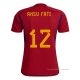 1ª Camiseta Espana Jugador Ansu Fati 2022
