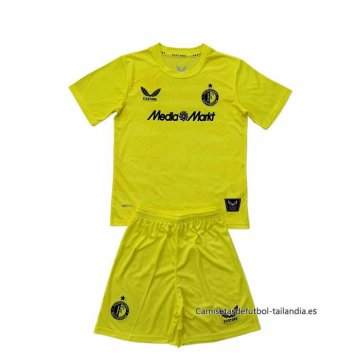 Camiseta Feyenoord Portero Nino 2025-2026 Amarillo