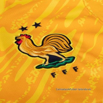 Camiseta Francia Portero 2024 Amarillo