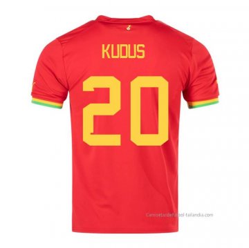 2ª Camiseta Ghana Jugador Kudus 2022 2ª Camiseta Ghana Jugador Kudus 2022