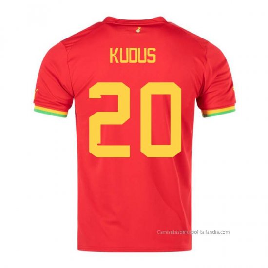 2ª Camiseta Ghana Jugador Kudus 2022 - Haga un click en la imagen para cerrar