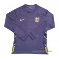 2ª Camiseta Inglaterra Manga Larga 2024