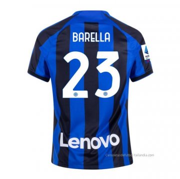 1ª Camiseta Inter Milan Jugador Barella 2022-2023 1ª Camiseta Inter Milan Jugador Barella 2022-2023