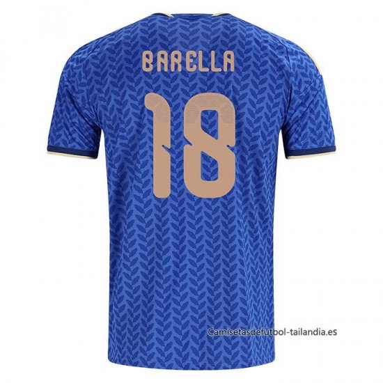 1ª Camiseta Italia Jugador Nicolo Barella 2026 - Haga un click en la imagen para cerrar