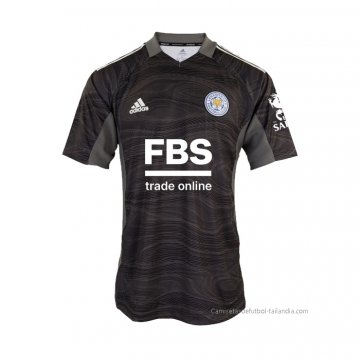 Camiseta Leicester City Portero 2021-2022 Negro Camiseta Leicester City Portero 2021-2022 Negro