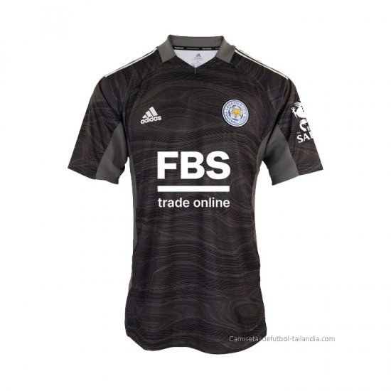 Camiseta Leicester City Portero 2021-2022 Negro - Haga un click en la imagen para cerrar