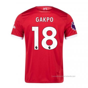 1ª Camiseta Liverpool Jugador Gakpo 2023-2024 1ª Camiseta Liverpool Jugador Gakpo 2023-2024