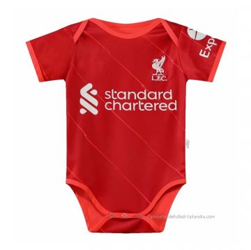 1ª Camiseta Liverpool Bebe 2021-2022 1ª Camiseta Liverpool Bebe 2021-2022