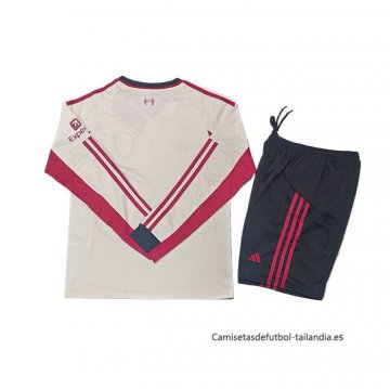 2ª Camiseta Liverpool Manga Larga Nino 2025-2026