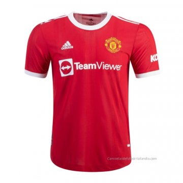 1ª Camiseta Manchester United Authentic 2021-2022 1ª Camiseta Manchester United Authentic 2021-2022