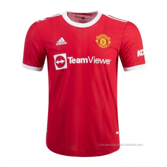 1ª Camiseta Manchester United Authentic 2021-2022 - Haga un click en la imagen para cerrar