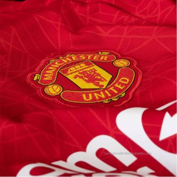 1ª Camiseta Manchester United Manga Larga 2023-2024