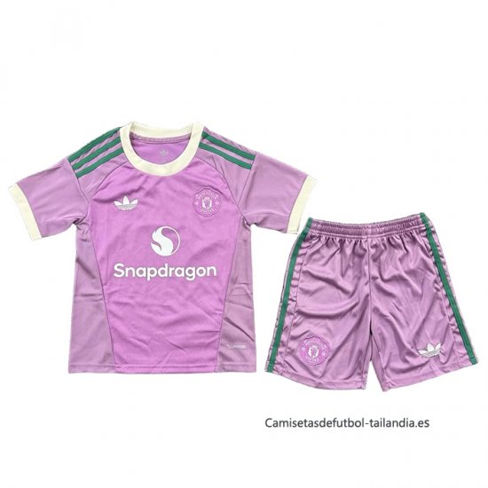 2ª Camiseta Manchester United Portero Nino 2026-2027 - Haga un click en la imagen para cerrar
