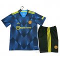 3ª Camiseta Manchester United Nino 2021-2022