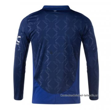 2ª Camiseta Manchester United Manga Larga 2024-2025