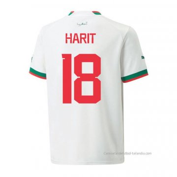 2ª Camiseta Marruecos Jugador Harit 2022 2ª Camiseta Marruecos Jugador Harit 2022