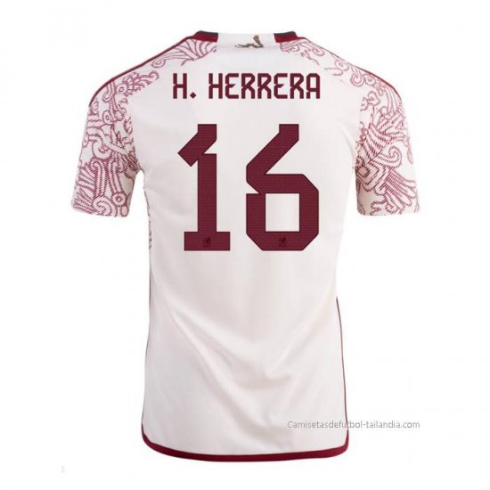 2ª Camiseta Mexico Jugador H.Herrera 2022 - Haga un click en la imagen para cerrar