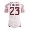 2ª Camiseta Mexico Jugador J.Gallardo 2022