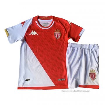 Camiseta Monaco 1ª Nino 2023-2024 Camiseta Monaco 1ª Nino 2023-2024
