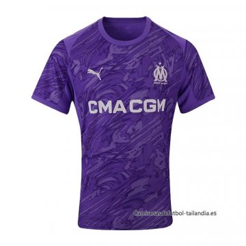 Camiseta Olympique Marsella Portero 2025-2026 Purpura Camiseta Olympique Marsella Portero 2025-2026 Purpura