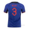 2ª Camiseta Paises Bajos Jugador De Ligt 2022