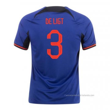 2ª Camiseta Paises Bajos Jugador De Ligt 2022 2ª Camiseta Paises Bajos Jugador De Ligt 2022