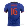2ª Camiseta Paises Bajos Jugador Janssen 2022