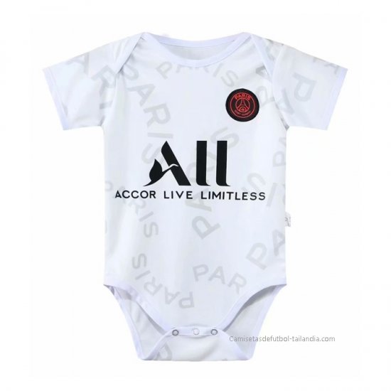 Camiseta Paris Saint-Germain Bebe 2021-2022 Blanco - Haga un click en la imagen para cerrar