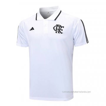 Camiseta Polo del Flamengo 2023-2024 Blanco Camiseta Polo del Flamengo 2023-2024 Blanco
