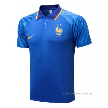 Camiseta Polo del Francia 2022-2023 Azul Camiseta Polo del Francia 2022-2023 Azul