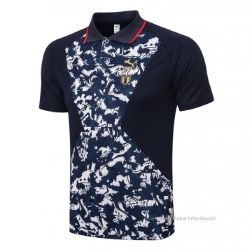Camiseta Polo del Italia 2021-2022 Azul Camiseta Polo del Italia 2021-2022 Azul