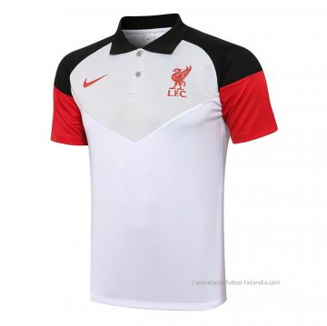 Camiseta Polo del Liverpool 2021-2022 Blanco Camiseta Polo del Liverpool 2021-2022 Blanco