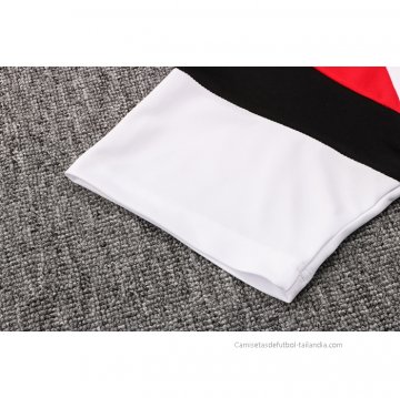 Camiseta Polo del Manchester United 2021-2022 Blanco y Rojo