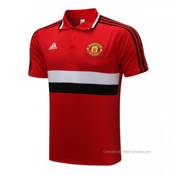 Camiseta Polo del Manchester United 2021-2022 Rojo Camiseta Polo del Manchester United 2021-2022 Rojo