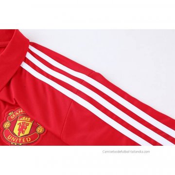 Camiseta Polo del Manchester United 2023-2024 Rojo